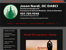 Tablet Screenshot of nardichiropractic.com